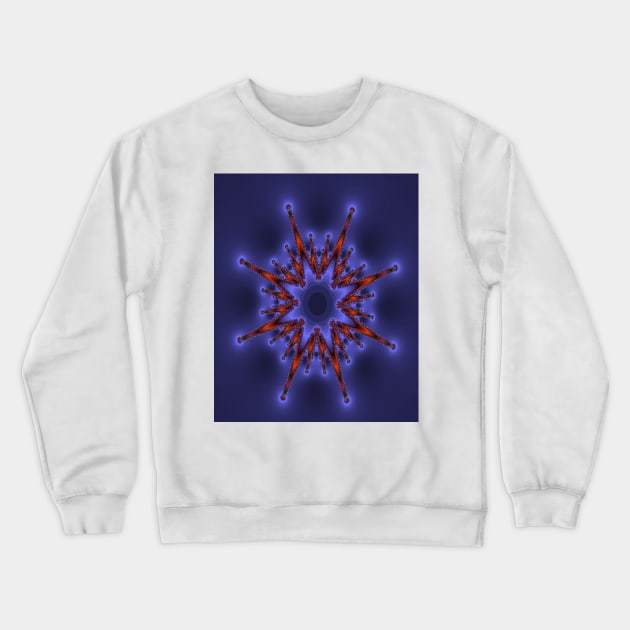 Fractal Pattern 10 Crewneck Sweatshirt by icarusismartdesigns